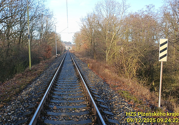 Rychlík na Plzeňsku srazil ovce, kvůli nehodě stála strakonická trať