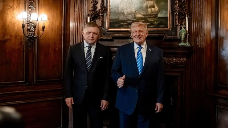 Fico jednal s Trumpem o Ukrajině. Nepapouškujeme Brusel, náš postoj zajímá USA, řekl premiér