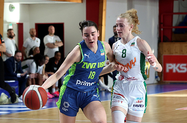 Třem Francouzkám to pálilo. USK přehrál Žabiny i v Brně a je výhru od dalšího titulu