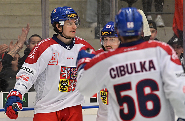 Česko - Rakousko 5:1, národní tým vyhrál v přípravě na MS. Kanadský bod má i gólman