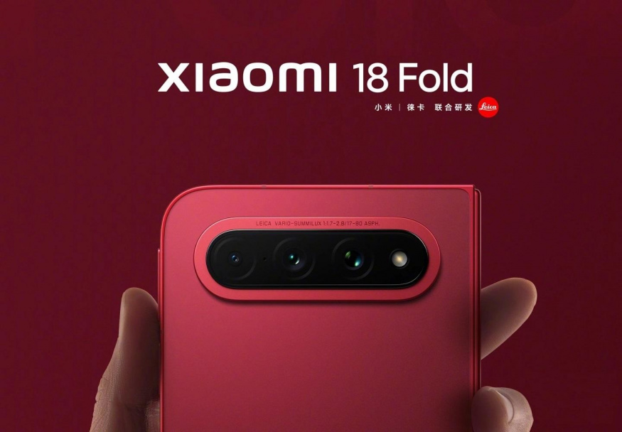 Xiaomi 18 Fold na prvních oficiálních fotografiích: konkurence nebude mít lehké spaní
